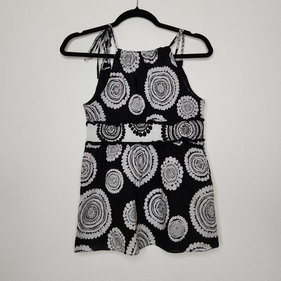 Vintage BCBG Maxazria Tie Tank Top Boho Fairy XS Goth Going Out Beach y2k - Picture 6 of 6